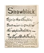 Shaw Snowblack Stockings 1885 Advertisement Victorian Ladies Fashion ADB... - $367.61 MXN