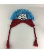 Dr Seuss Thing 1 Peruvian Hat Winter Beanie Adult Cold Weather Gear Tass... - £13.98 GBP