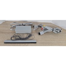 Nintendo Wii OEM Power Cord, AV Cable &amp; Sensor Bar Bundle GUC - $14.84