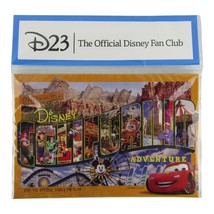 GREETINGS FROM Disney California Adventure Magnetic Postcard D23 FAN CLU... - $14.01