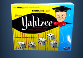 Yahtzee Classic Edition by Hasbro Vintage Game Box 2017 Edition New sealed. - $11.87