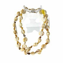 Cowrie Sigay Shell Necklace Natural Handmade Seashells Jewelry Accessories - £11.26 GBP