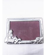 Vintage Seagull Picture photo Frame Dogs puppy Pewter pets 4x6 1993 silv... - $41.00