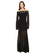 $410 Stone Cold Fox Irina Off The Shoulder Gown - Women&#39;s Size 2 -  Black - $128.69