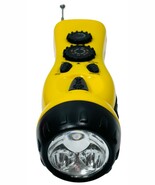 Emergency Hand Crank Radio Flashlight (USB CORD NOT INCLUDED) NEW. - $17.77