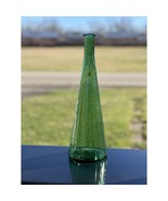 Empoli Green Glass Italian Genie Bottle NO STOPPER Decanter Italy - $69.54 CAD