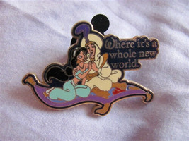 Disney Trading Pins 52808 Aladdin &amp; Jasmine - Where Dreams Come True - $14.23
