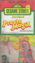 VINTAGE SEALED 1981 Presto Magix Sesame Street Playground Set Ernie Oscar  - £19.77 GBP