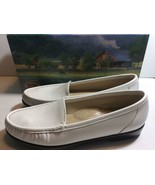 SAS Simplify White Leather Loafer/Walking/Comfort Shoes US WOMENS - 9 S - £18.43 GBP