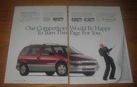 1994 Mercury Villager Minivan Advertisement - Our competitors would be happy - £12.29 GBP