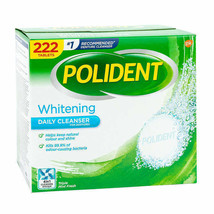 Polident Whitening Daily Cleanser for dentures, 222 Tablets each,Free Sh... - £27.01 GBP
