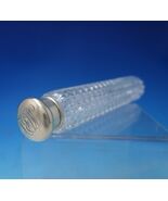 Sterling Silver and Cut Crystal Perfume Bottle c.1920 8&quot; (#5379) - $428.83 CAD