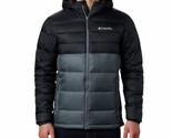 Columbia Men Buck Butte Insulated Hooded Jacket Graphite/Black WO1226-053 - £96.48 GBP