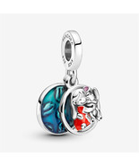S925 Sterling Silver Disney Lilo &amp; Stitch Family Dangle Charm,Gift for Her - $19.62 CAD