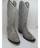 Rancho Mens Gray Green Leather Western Boots Size US 8 EE Made In Mexico... - £22.81 GBP