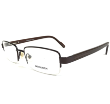 Woolrich Eyeglasses Frames 7812 BROWN Rectangular Half Rim 56-20-150 - £36.19 GBP