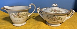 Mikasa Style Angel Brand China Creamer and Covered Sugar-Made in Japan - Rare - $23.38