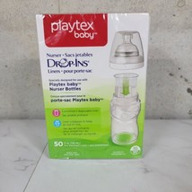 Playtex Baby Drop-Ins Liners Nurser Bottles 4 Oz 50 Count Sealed NEW - £21.20 GBP