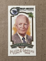 2012 Topps Allen &amp; Ginter&#39;s Dwight D Eisenhower #ML-10 - £7.82 GBP