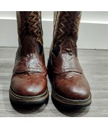 Lil&#39; Kids Durango Saddle Round Toe Western Cowboy Boots Size 2M Farm Ran... - $27.34 CAD
