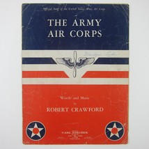 Sheet Music The Army Air Corps US Military Song Robert Crawford Vintage 1939 - £7.98 GBP