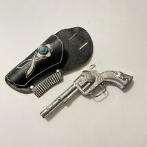 Vintage Smoky Toy Pistol With Holster Western Toy Smokey Mini 6” - $706.26 MXN