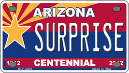 Surprise Arizona Centennial Novelty Mini Metal License Plate Tag - £11.75 GBP