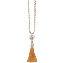 Brighton women's marrakesh neutral tassel necklace size One Size - $70.05 CAD