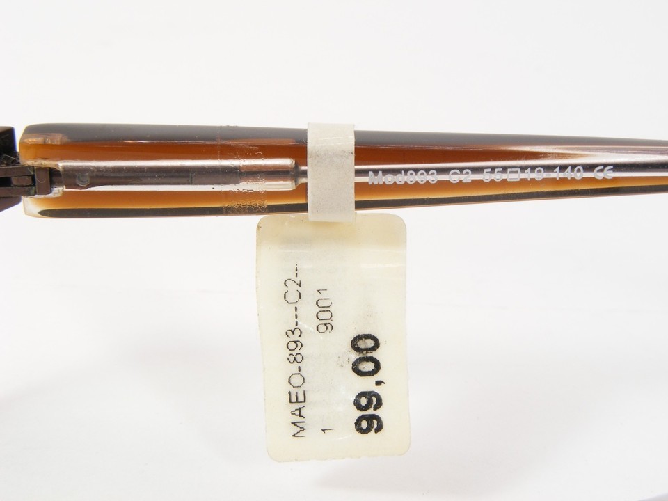 893 C2 Brown UNIQUE EYEGLASSES GLASSES METAL FRAME 55-19-140mm Item image 10