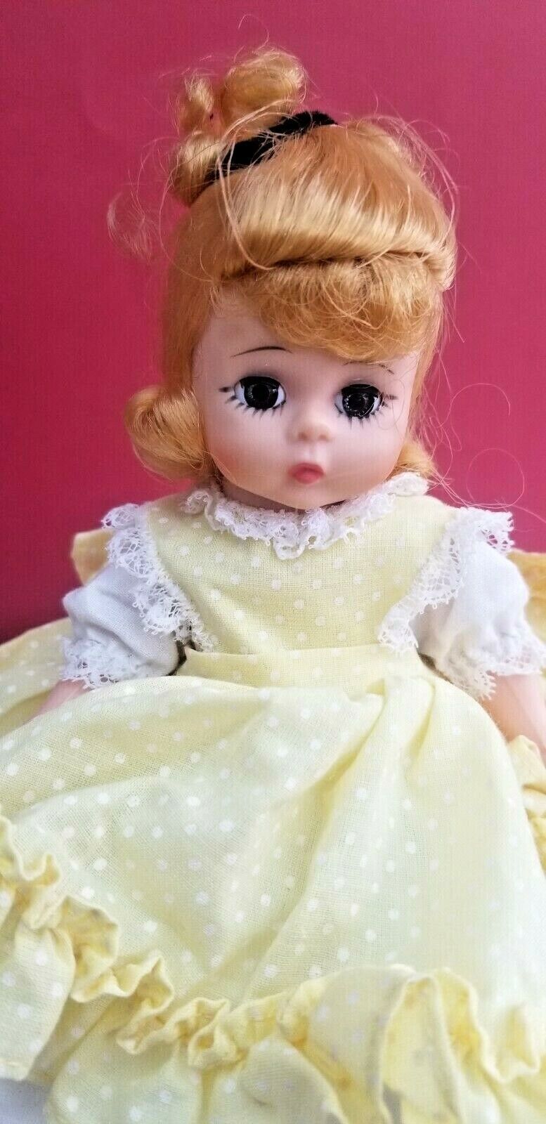 Vintage Madame Alexander Kins Amy Doll Blonde  Yellow Dress BK 1968 - £29.55 GBP