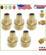 Durable Brass 3/4 Inch NPT Male Adapter Pack - Corrosion-Resistant PEX F... - $37.18 CAD
