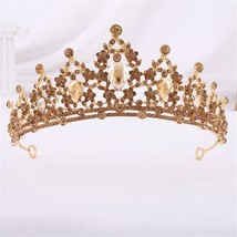 Quality  Colors Crystal Crown for Girls Small Tiaras Headdress Prom Wedding Dres - £38.47 GBP