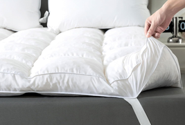 3 Inch Shredded Memory Foam Mattress Topper Fluffy Soft Pillow Top Pressure Reli - £78.67 GBP+