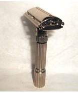 Gillette Fat Boy Razor 1960 TTO Adjustable Refurbished Replated Mirror N... - $145.00
