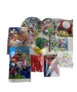 Super mario Party upplies 100 + Decorations Tableware Set Banners etc - $19.29