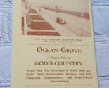 1938 Ocean Grove NJ Hotel Guide Hotel Association Booth on Boardwalk Bro... - $29.65