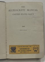 1940 The Bluejackets Manual Naval Institute from Bethlehem Pennsylvania US Navy - £74.90 GBP