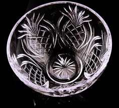 Vintage  Large Wedding gift - waterford Crystal Pineapple bowl - irish crystal c - $125.00