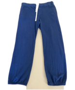 Monrow Men&#39;s All Cotton Drawstring Sweatpants in Light Navy-Large - £47.17 GBP