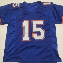Tim Tebow football jersey size XL blue number 15 - £36.48 GBP