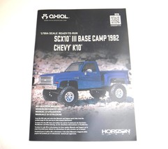 Axial SCX10 Iii Base Camp 1982 Chevy Manual - £15.91 GBP