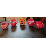 1969-1974 Pillsbury Kool Aid Funny Face Cups - Set Of Five (5) - $860.25 MXN