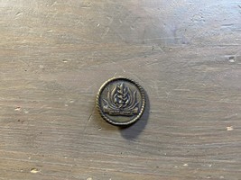Vtg 1960&#39; brass badge pin Israel ZAHAL IDF Navy Rare - $24.30