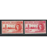 BRITISH ST.LUCIA 1945-46 VERY FINE MLH STAMPS SCOTT# 91-91 PEACE ISSUE - $1.28