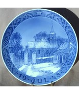 ROYAL COPENHAGEN 1948 Christmas Plate - The Church at Nødebo  (Nøddebo) - $79.95