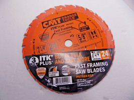3 Fast Framing Saw Blades CMT P07024 ITK Plus 7.25&quot;  24 Teeth 5/8&quot; Bore - £33.33 GBP