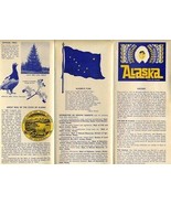State of Alaska History Transportation Information &amp; Map Brochure 1960&#39;s - £19.82 GBP