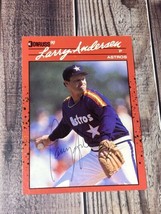 Larry Anderson signed auto autograph 1990 Donruss #359 card Astros - £2.30 GBP