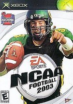 NCAA Football 2003 (Microsoft Xbox, 2002) - Includes Manual College football - £7.92 GBP