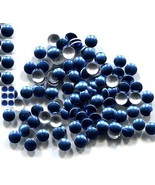 ROUND Smooth Nailheads 4mm Hot Fix ROYAL  BLUE   2 Gross  288 Pieces - £4.74 GBP